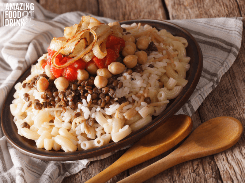 Noodle/Pasta Dishes from All Around the World - Koshari from Egypt