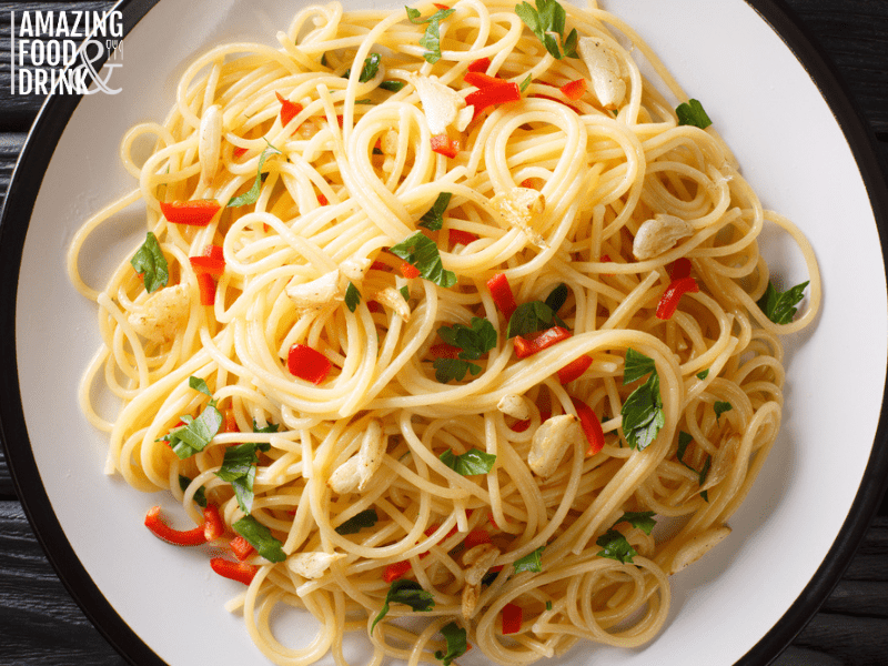 Noodle/Pasta Dishes from All Around the World - aglio e oglio from Italy
